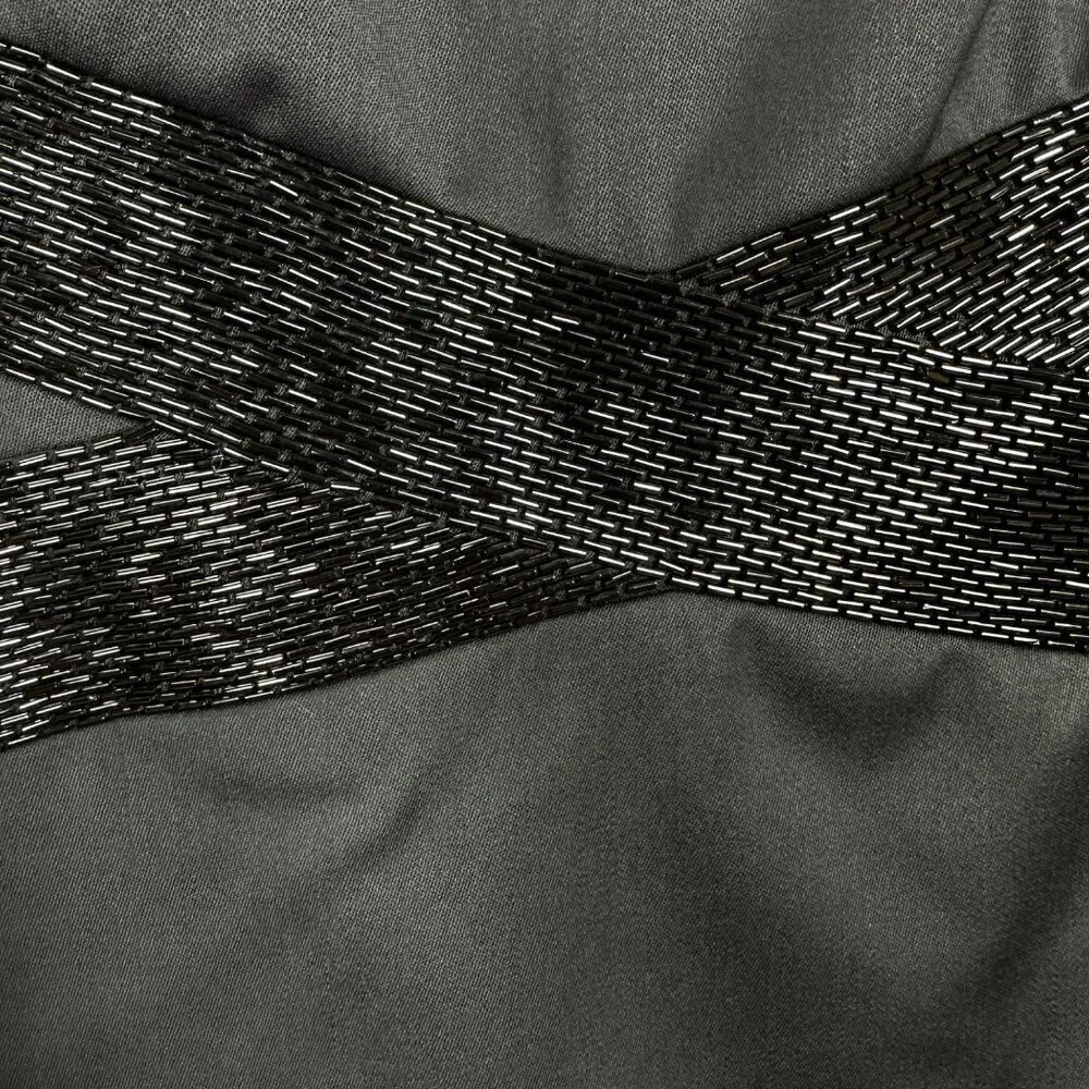 Ann Klein Black Sequioned Stretch Business‎ Dress 4